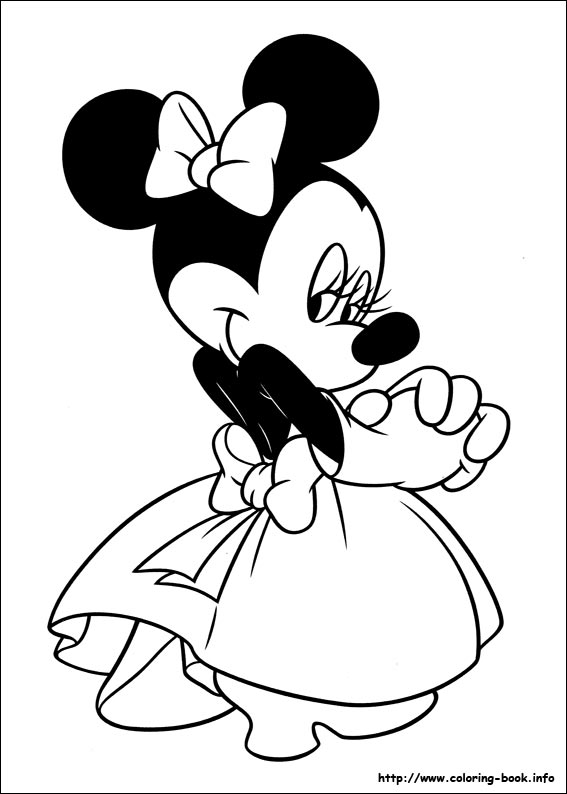 minnie mouse bowtique coloring pages to print